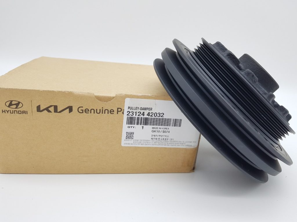 Fulie curea, Arbore cotit OE 23124-42032 Hyundai / Kia - Original - WRF CARS