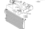 97768-2E550 Conducta / furtun AC ( aer conditionat ) Hyundai Tucson ( an 2006-2010 ) , 2.0 Crdi - WRF CARS